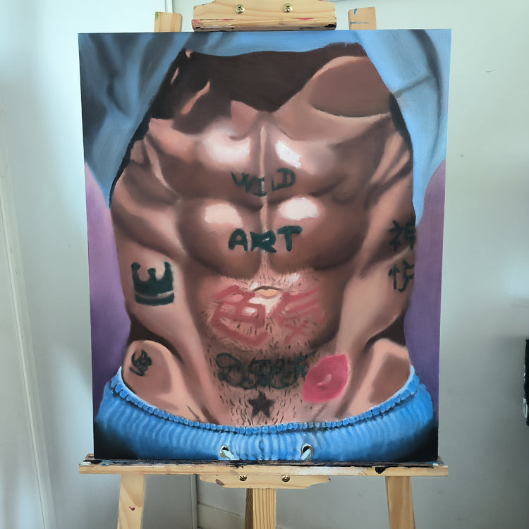 Le chocolat vivant – Original 61×50 cm